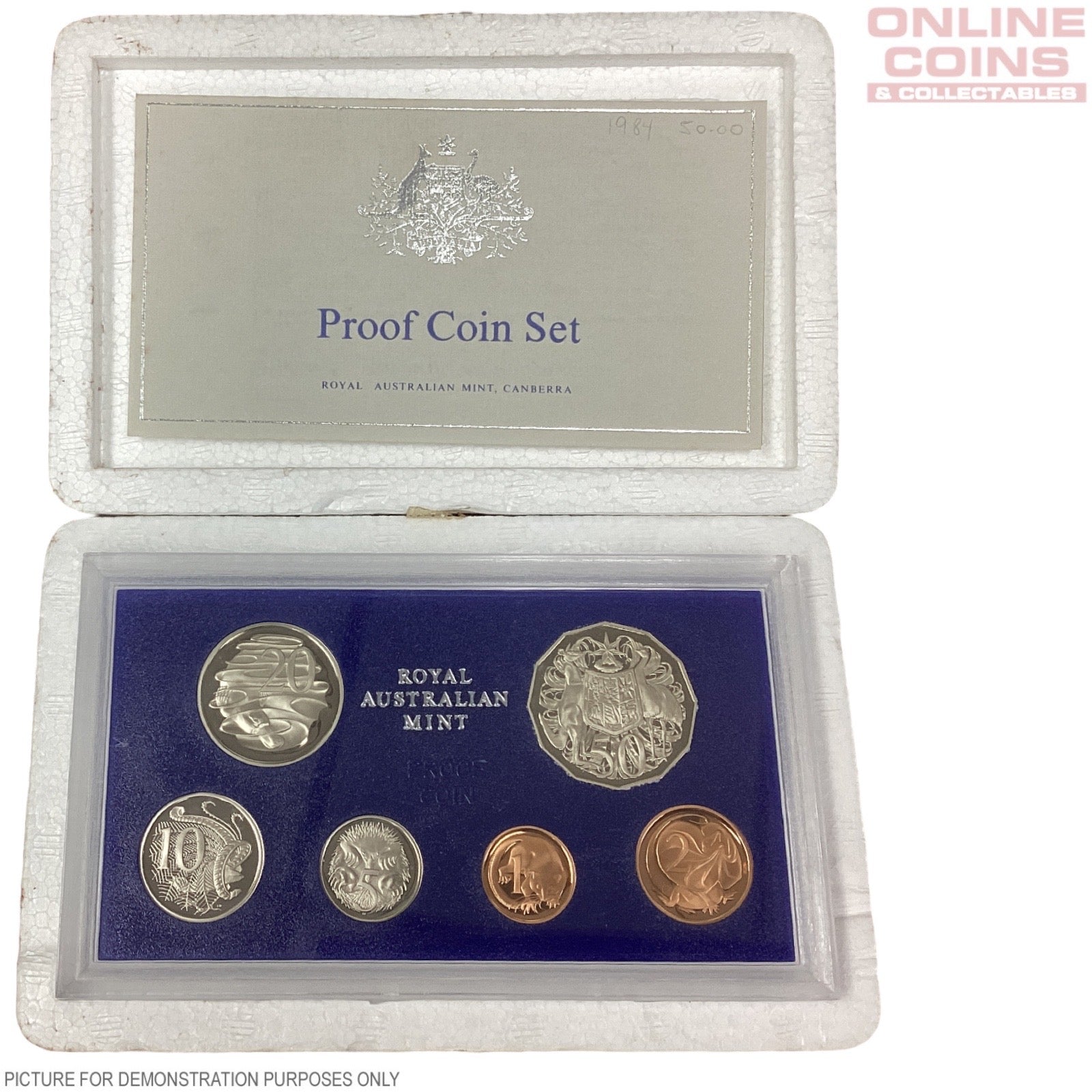 1984 Royal Australian Mint Six Coin PROOF Year Set
